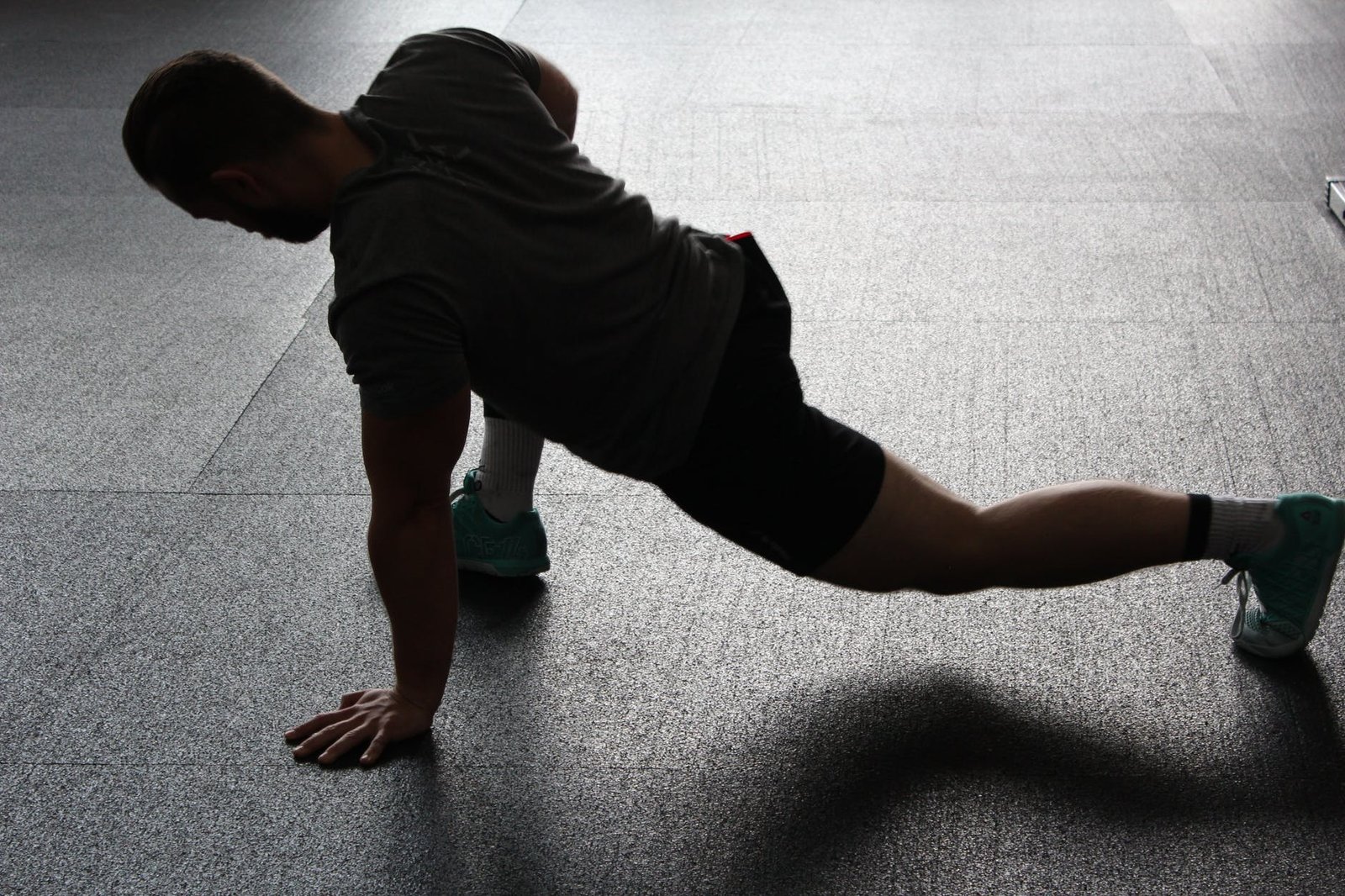 man doing pushup